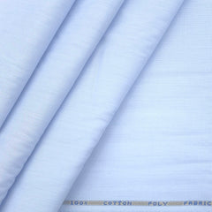 Shirt Fabric ManTire wrinkle Free PC Plain Fill a Fill Colour Light Blue