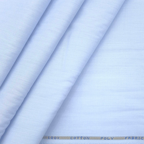 Shirt Fabric ManTire wrinkle Free PC Plain Fill a Fill Colour Light Blue