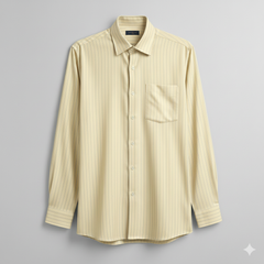 Shirt Fabric Mantire Poly Cotton Lining Colour Butter Yellow