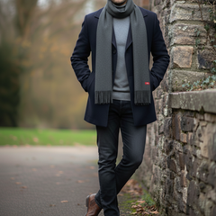 Raymond Pure Wool Muffler Colour Grey