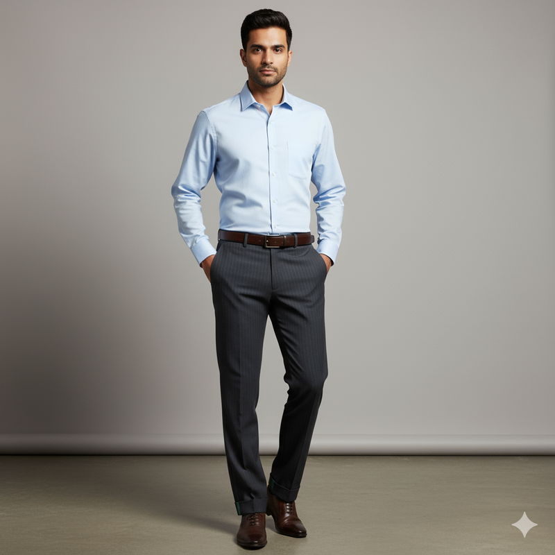 Trouser Fabric Siyaram Poly Viscose Lining Color Dark Blue