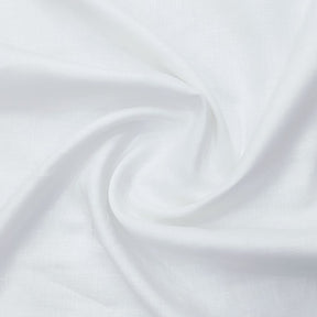 Linen Club Men’s Pure Linen 60 LEA Solids Unstitched Shirting Fabric (White)