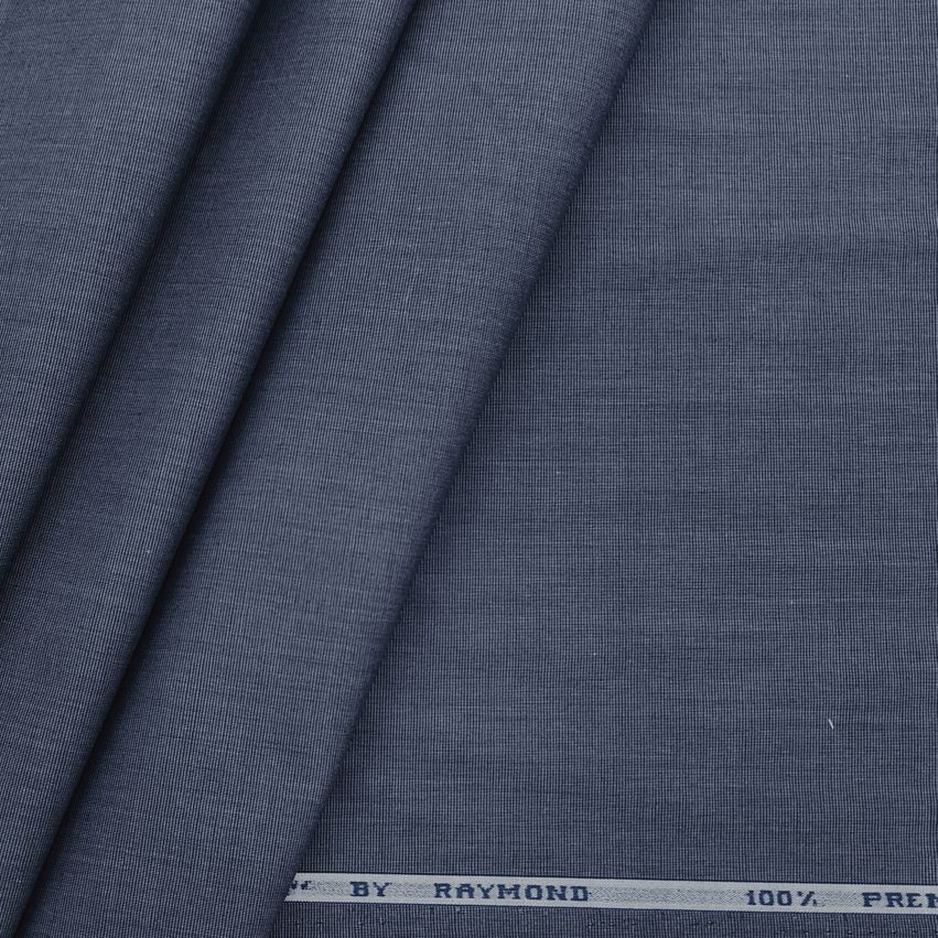 Raymond Premium cotton fine Plain fill a fill shirt fabric colour Dark Grey