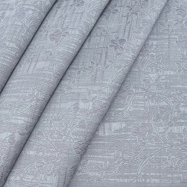 ManTire Premium Jacquard Koti n BandhGala Fabric Colour Grey