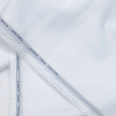 Shirt Fabric Birla Century 2/100 Finest Giza Cotton Plain White
