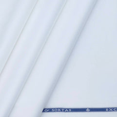 Shirt Fabric Soktas 140/2 Finest Giza Cotton Plain White