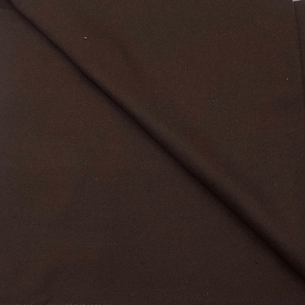 Blazer Fabric OCM 80% Wool Plain Tweed Colour Wine Brown