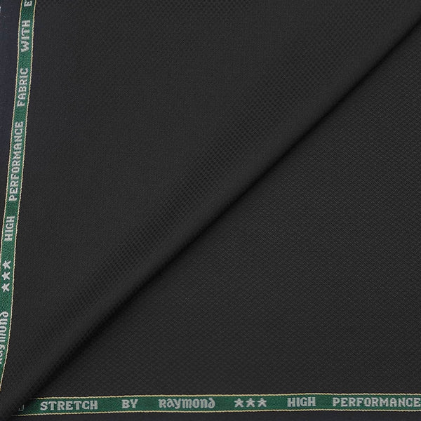 Trouser Fabric Raymond Stretchable Dotted Color Black