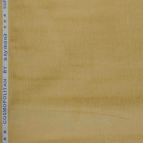 Courdray Raymond Pure Cotton stretchable Trouser Fabric Colour Camel