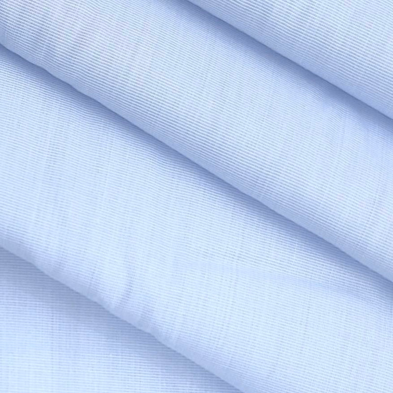 Shirt Fabric ManTire wrinkle Free PC Plain Fill a Fill Colour Light Blue