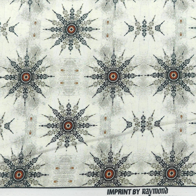 Shirt Fabric Raymond Polished Cotton Digital Printed Colour Elaichi Green