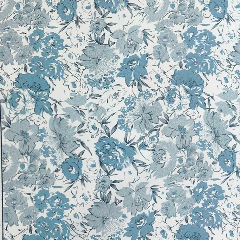 Shirt Fabric Raymond Blended Digital Printed Colour Teal Green