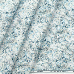 Shirt Fabric Raymond Blended Digital Printed Colour Mint Green