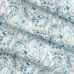 Shirt Fabric Raymond Blended Digital Printed Colour Mint Green