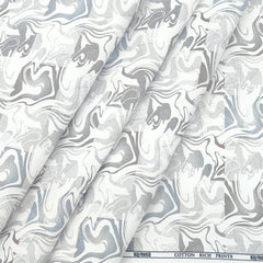 Shirt Fabric Raymond Blended Digital Printed Colour Sand Brown