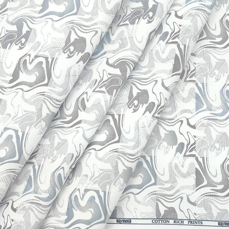 Shirt Fabric Raymond Blended Digital Printed Colour Sand Brown