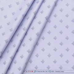 Shirt Fabric Arvind Giza Cotton Printed Colour Purple