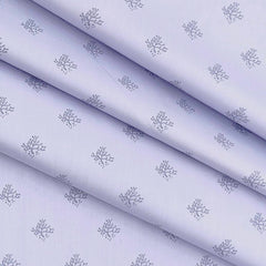 Shirt Fabric Arvind Giza Cotton Printed Colour Purple