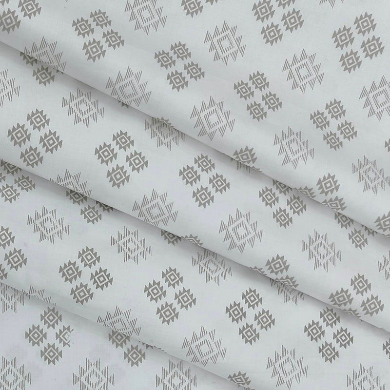 Shirt Fabric Raymond 100% Cotton Printed Colour Cambrick Brown