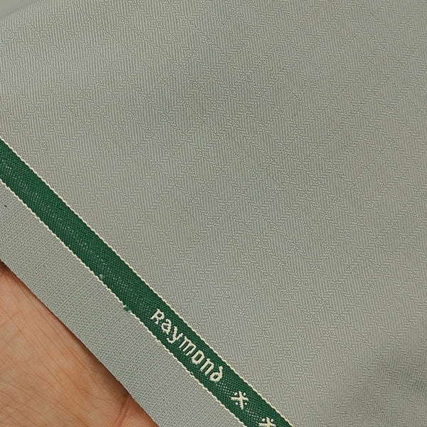 Trouser Fabric Raymond Wool Blended Mild Check Colour Hunt Green