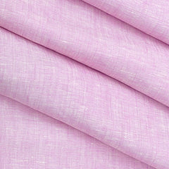 Shirt Fabric Raymond 60 LEA Pure Linen Solids Colour Camino Pink