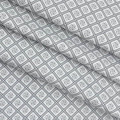Shirt Fabric ManTire Giza Cotton Printed Colour onyx grey