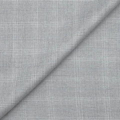 Trouser Fabric Reid & Taylor PV Check Natural Stretch Softest Color Grandma Grey