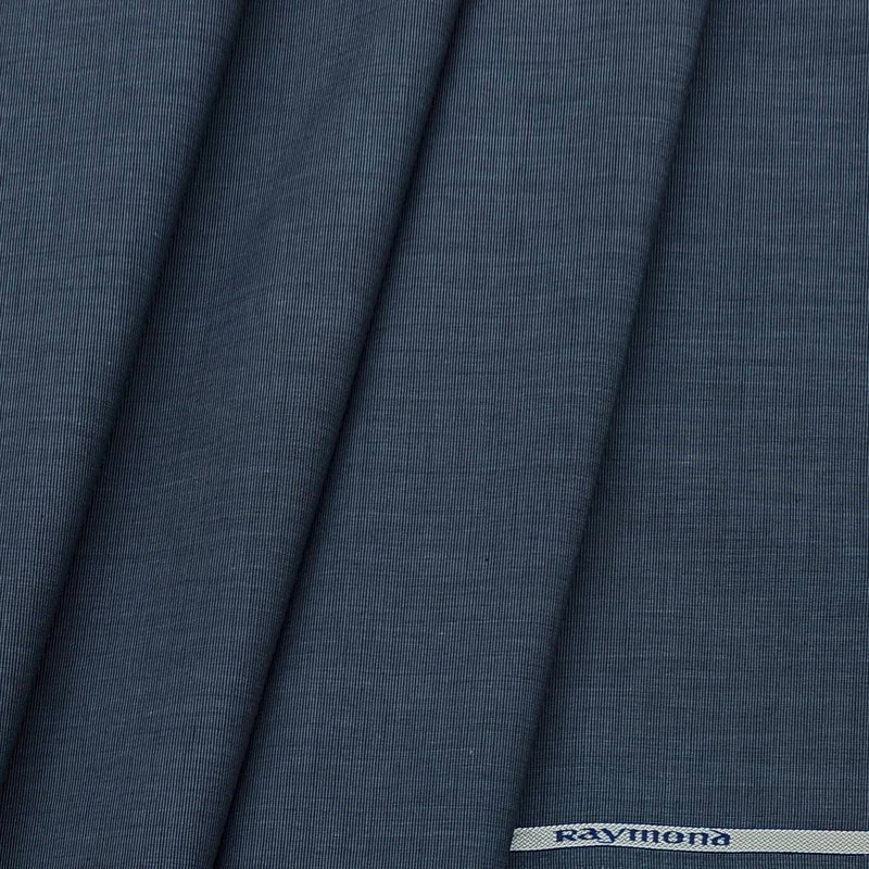 Shirt n Kurta Fabric Raymond 100% cotton Plain Colour Steel Grey