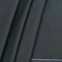 Shirt Fabric Raymond 70s Giza Cotton Plain Colour Charcoal Grey