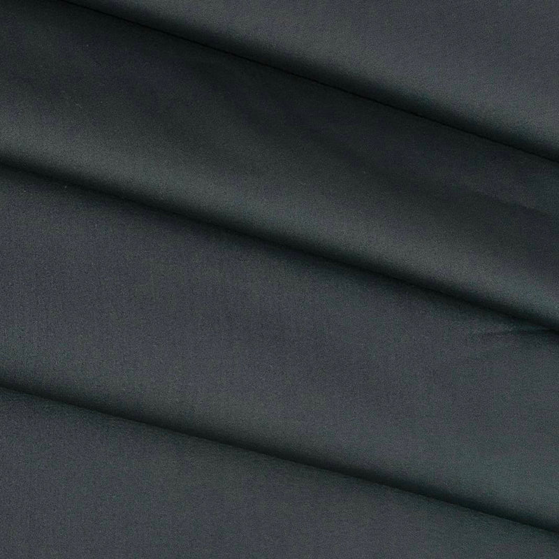 Shirt Fabric Raymond 70s Giza Cotton Plain Colour Charcoal Grey