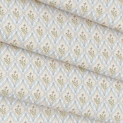 Shirt n Kurta Fabric Stiff Pure Cotton Premium Digital Printed Colour Tan Brown