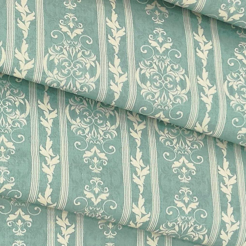 Shirt n Kurta Fabric Stiff Pure Cotton Premium Digital Printed Colour Pistachio Green