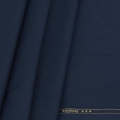 Trouser Fabric Raymond PV Check Colour Royal Blue