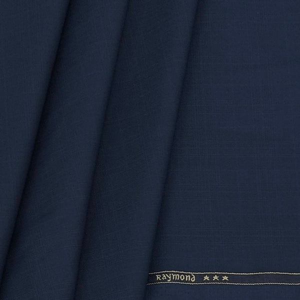 Trouser Fabric Raymond PV Check Colour Royal Blue