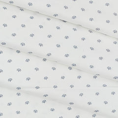 Shirt Fabric ManTire Giza Cotton Polka Dot Colour White