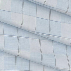 Shirt Fabric Raymond 100% Cotton Jacquard Colour Light Blue