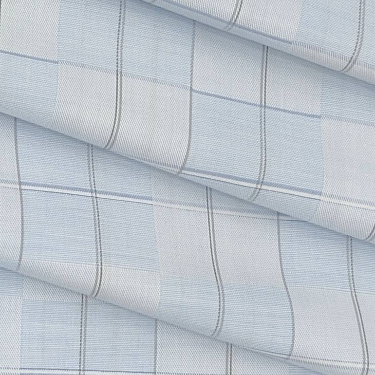 Shirt Fabric Raymond 100% Cotton Jacquard Colour Light Blue