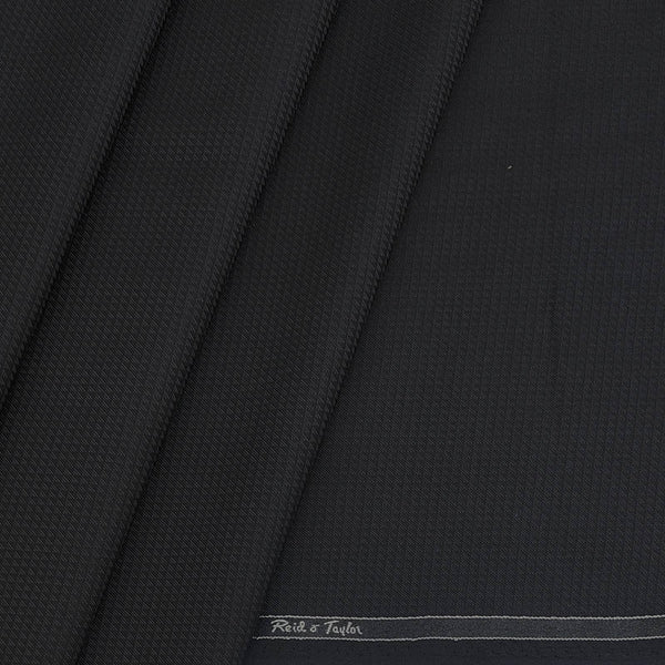 Trouser Fabric Reid & Taylor PV Self Dotted Colour Black