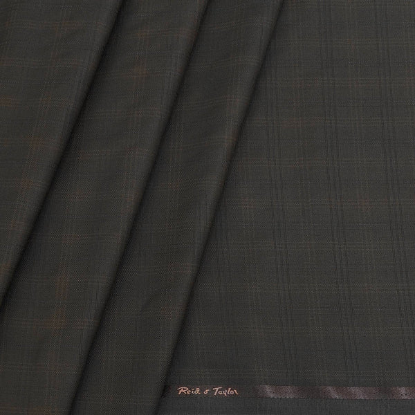 Trouser Fabric Reid & Taylor PV Check Colour Heavy Brown