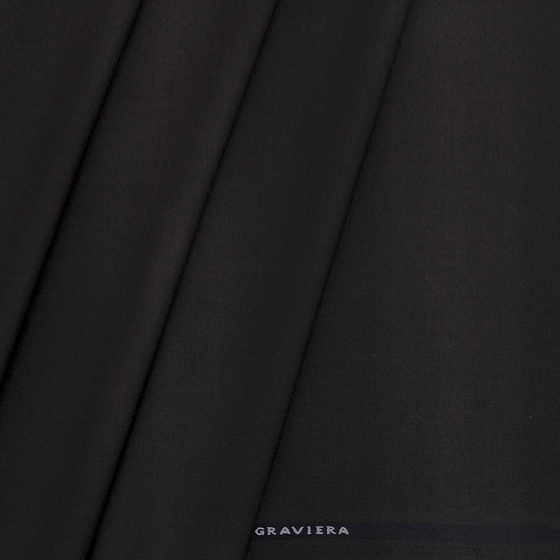 Trouser Fabric Graviera 4Way Lycra Premium Plain Color Bistre Brown