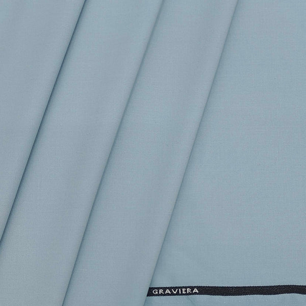 Trouser Fabric Graviera 4Way Lycra Premium Plain Color Ice Blue