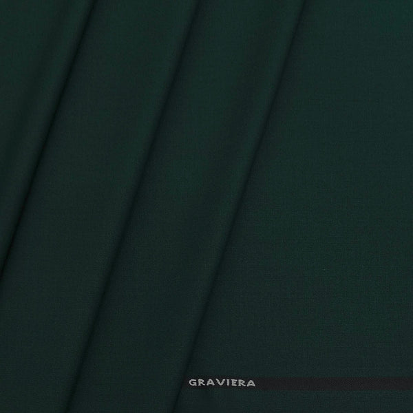 Trouser Fabric Graviera 4Way Lycra Premium Plain Color Castelon Green