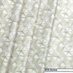 Shirt Fabric Raymond Polished Cotton Digital Printed Colour Light Green