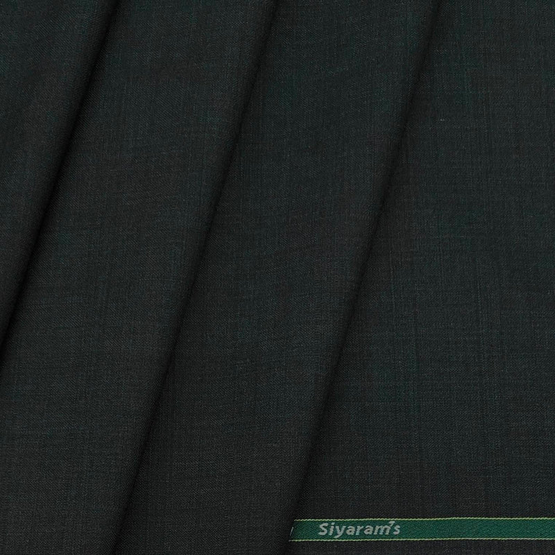 Trouser Fabric Siyaram PV Check Colour Hunter Green
