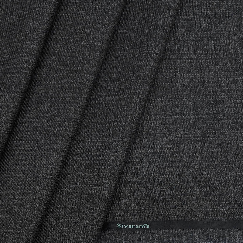 Trouser Fabric Siyaram PV Mix Check Colour Worsted Grey