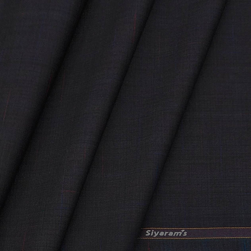 Trouser Fabric Siyaram PV Mix Check Colour Wine