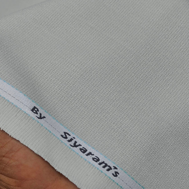 Trouser Fabric Siyaram PV Dobby Colour Classic Silver