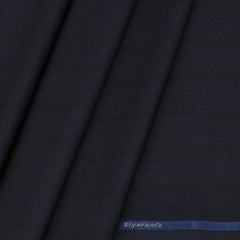 Trouser Fabric Siyaram PV Broad Check Colour Midnight Blue