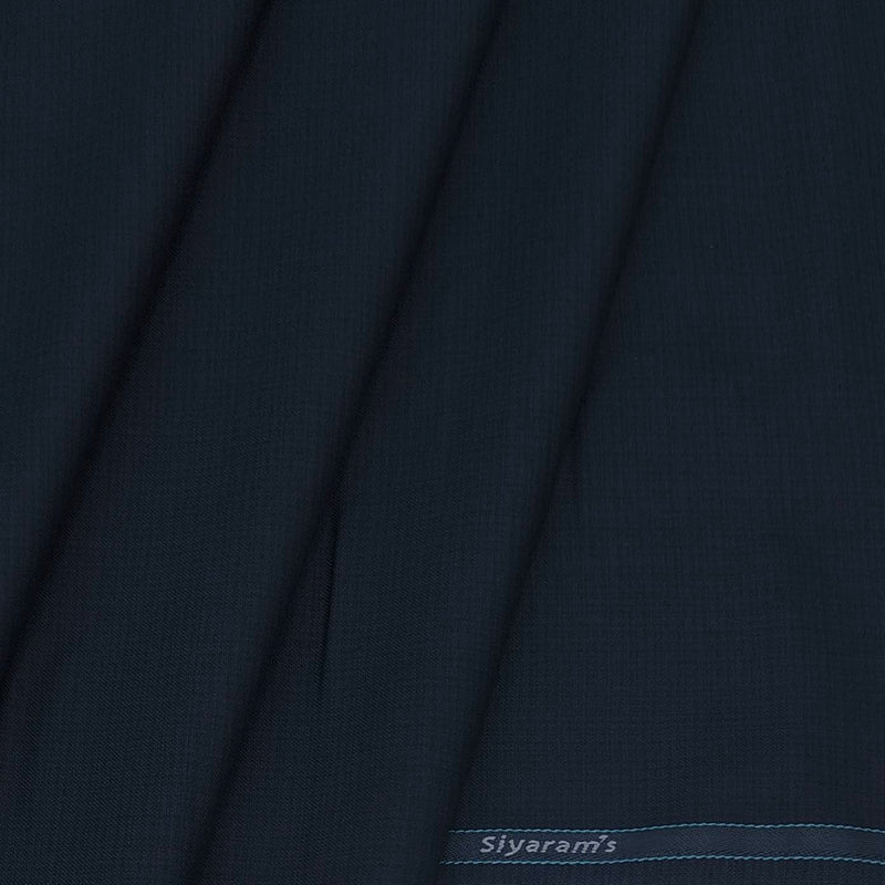 Trouser Fabric Siyaram PV Dobby Colour Peacock Blue
