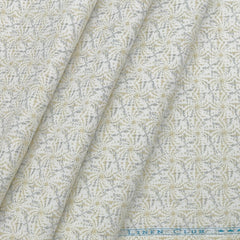 Shirt Fabric Linen Club Linen Blended Printed Colour Greyish Green